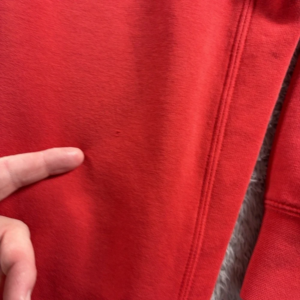 Nike Essential Hoodie Mens XXL 2x‎ Red Solid Logo